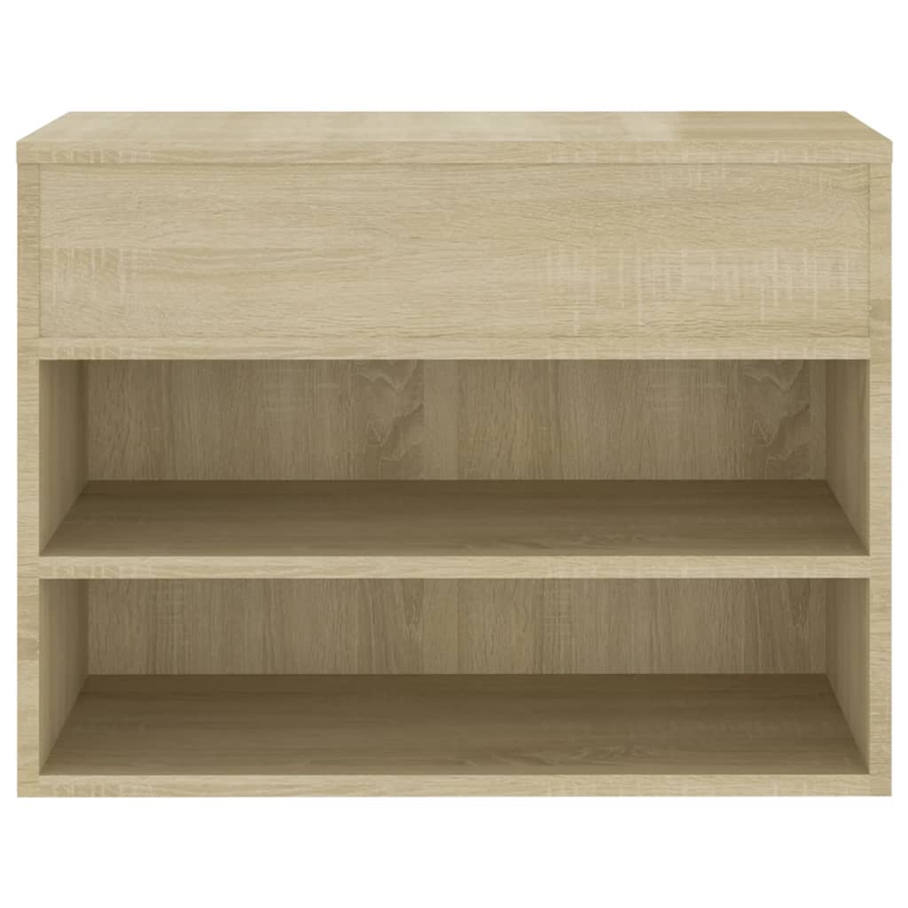 Schoenenbank 60X30X45 Cm Spaanplaat Kleurig Sonoma eiken