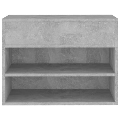 Schoenenbank 60X30X45 Cm Spaanplaat Betongrijs