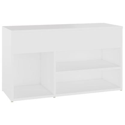 Schoenenbank 80X30X45 Cm Spaanplaat Wit