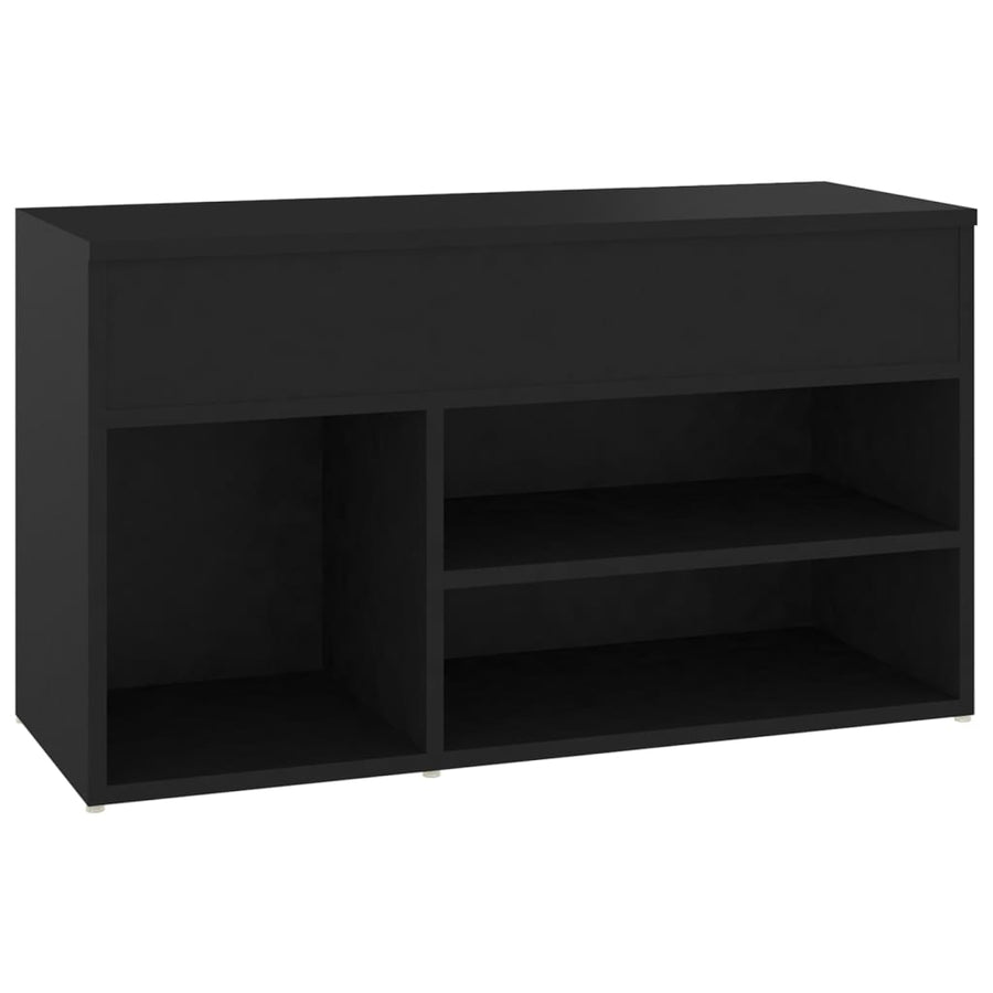 Schoenenbank 80X30X45 Cm Spaanplaat Zwart