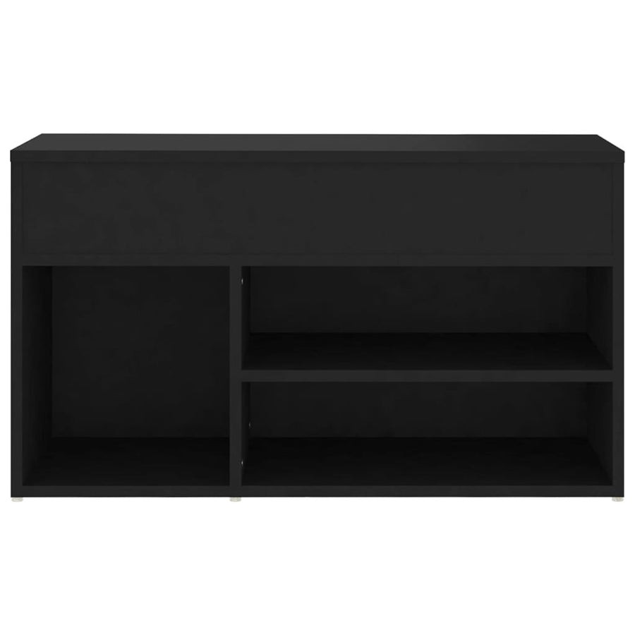Schoenenbank 80X30X45 Cm Spaanplaat Zwart