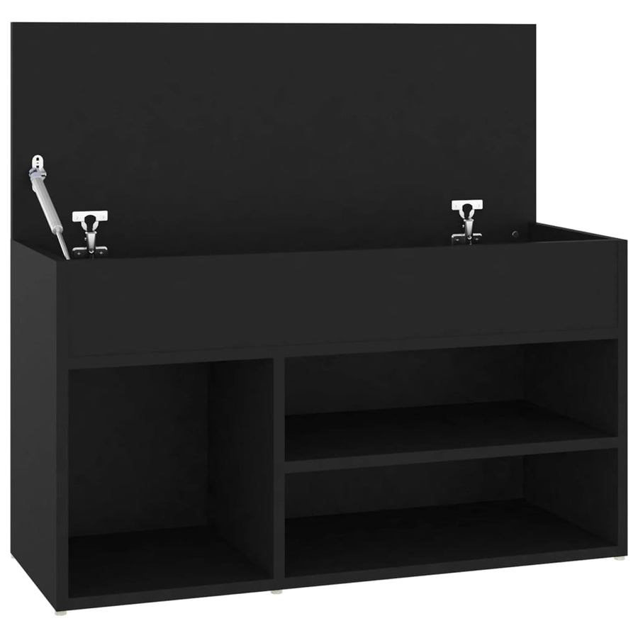 Schoenenbank 80X30X45 Cm Spaanplaat Zwart