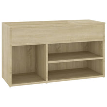 Schoenenbank 80X30X45 Cm Spaanplaat Kleurig Sonoma eiken
