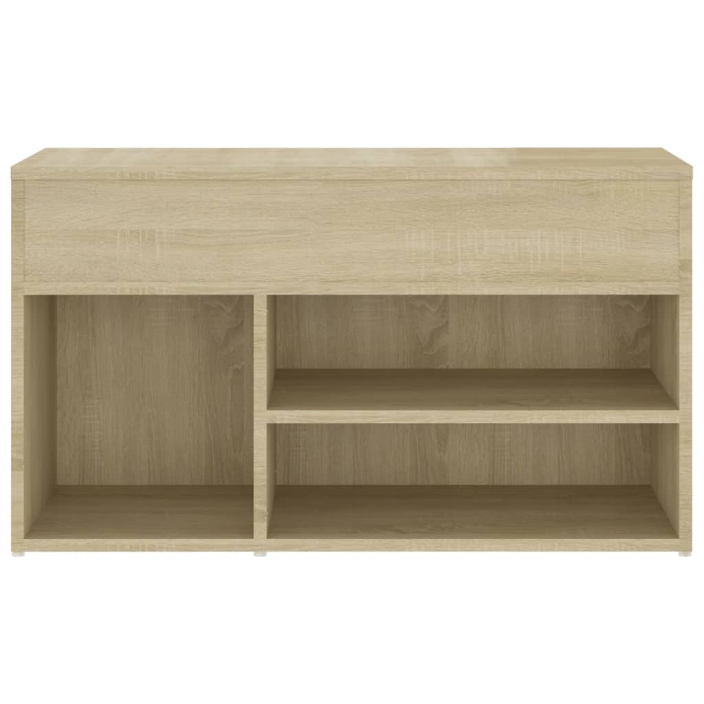 Schoenenbank 80X30X45 Cm Spaanplaat Kleurig Sonoma eiken