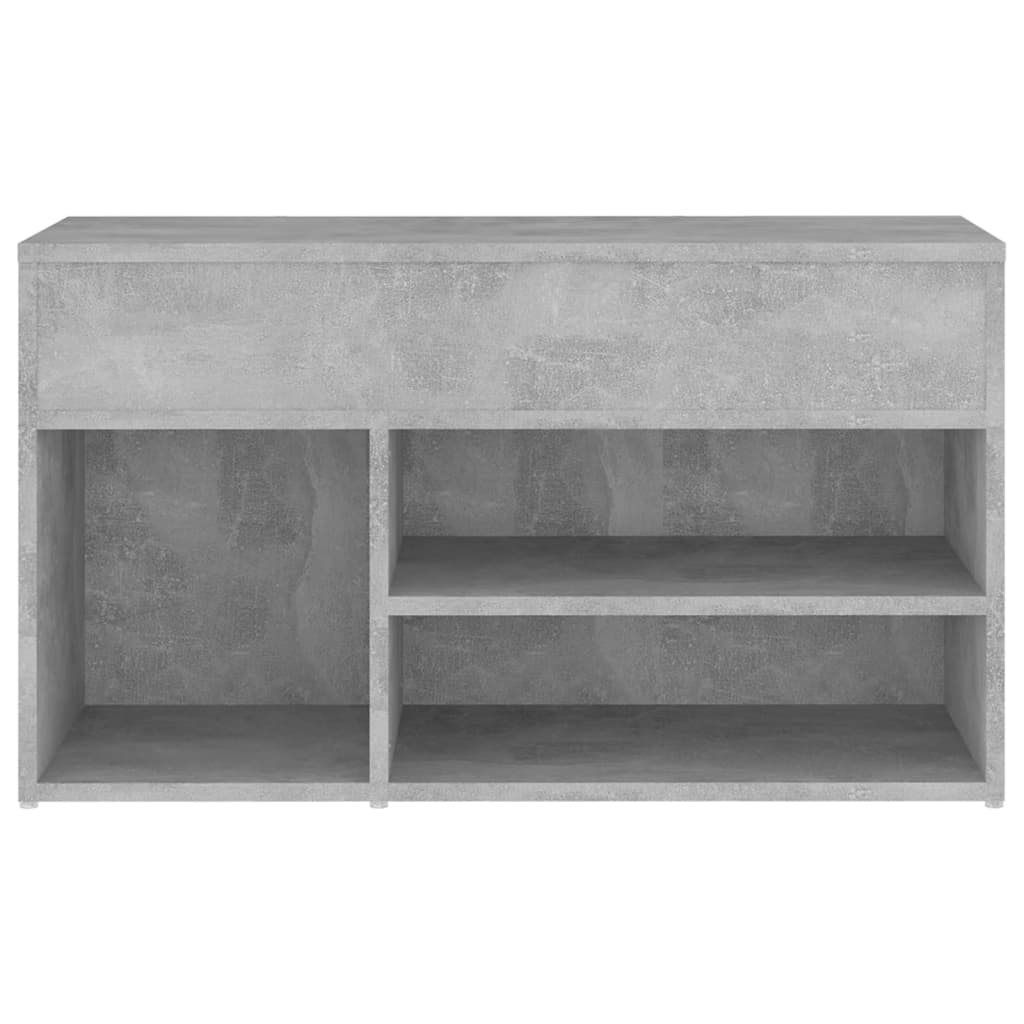 Schoenenbank 80X30X45 Cm Spaanplaat Betongrijs