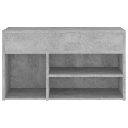Schoenenbank 80X30X45 Cm Spaanplaat Betongrijs