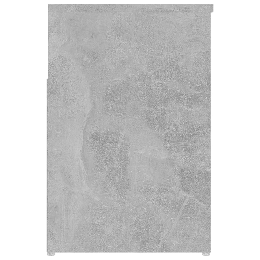 Schoenenbank 80X30X45 Cm Spaanplaat Betongrijs