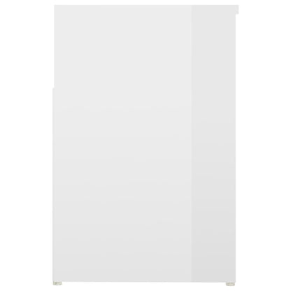 Schoenenbank 80X30X45 Cm Spaanplaat Hoogglans wit