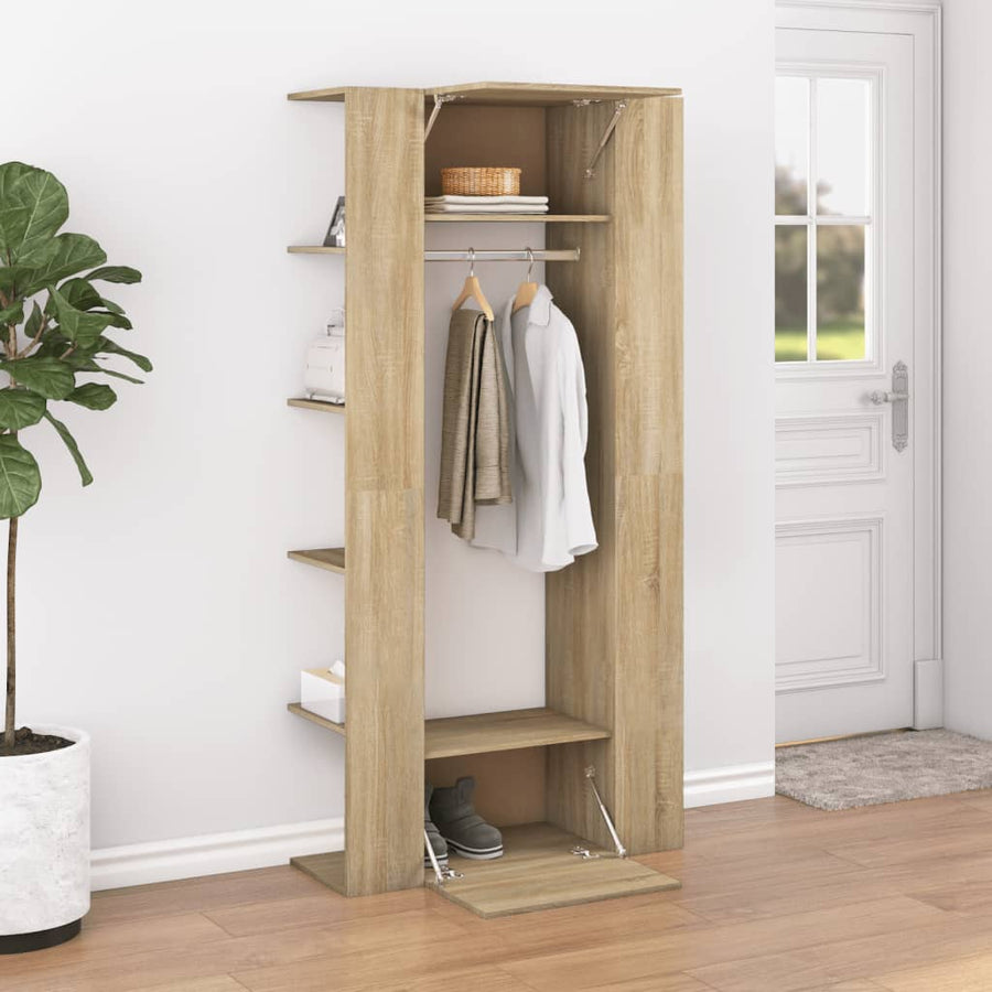 Halmeubel 97,5X37X99 Cm Bewerkt Hout Sonoma Eiken