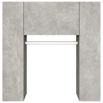 Halmeubel 97,5X37X99Cm Bewerkt Hout Betongrijs