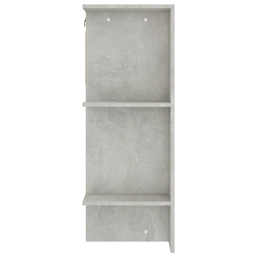 Halmeubel 97,5X37X99Cm Bewerkt Hout Betongrijs