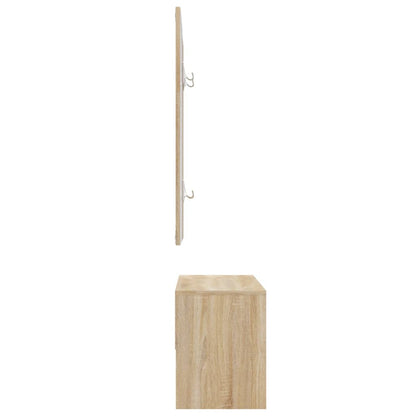 Halmeubelset Bewerkt Hout Sonoma Eiken
