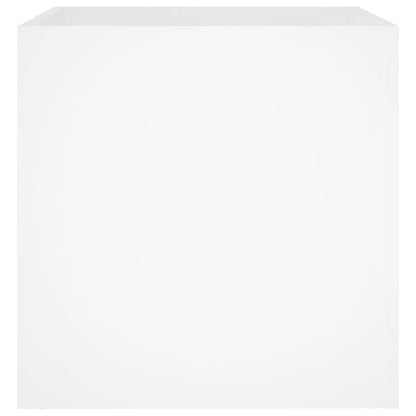 Plantenbak 40X40X40 Cm Bewerkt Hout Wit