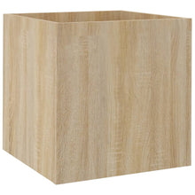 Plantenbak 40X40X40 Cm Bewerkt Hout Sonoma Eiken