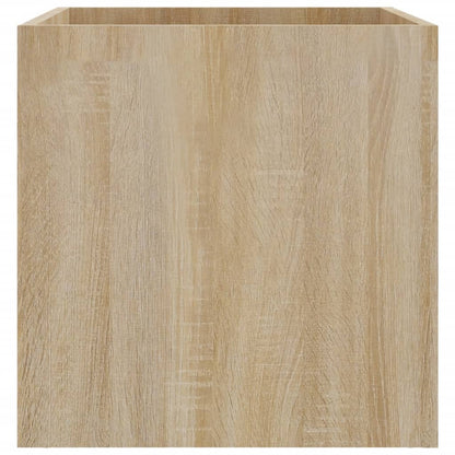 Plantenbak 40X40X40 Cm Bewerkt Hout Sonoma Eiken
