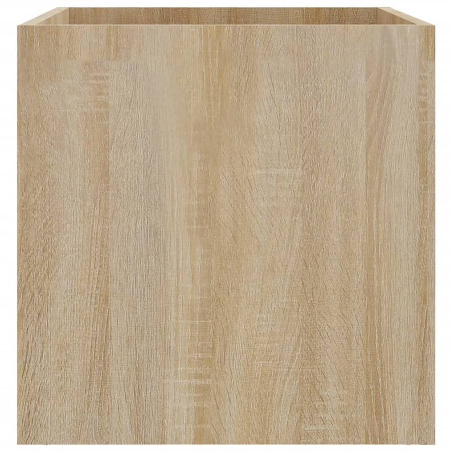 Plantenbak 40X40X40 Cm Bewerkt Hout Sonoma Eiken