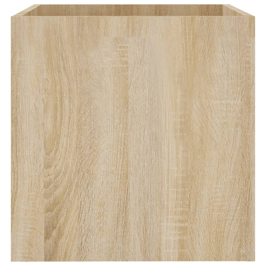 Plantenbak 40X40X40 Cm Bewerkt Hout Sonoma Eiken