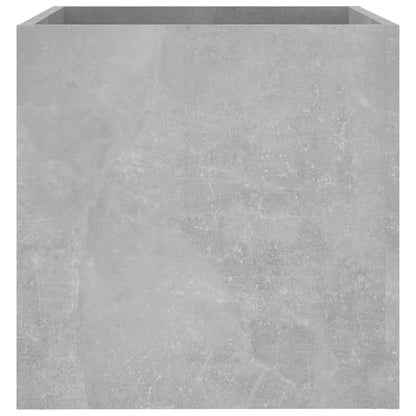 Plantenbak 40X40X40 Cm Bewerkt Hout Betongrijs