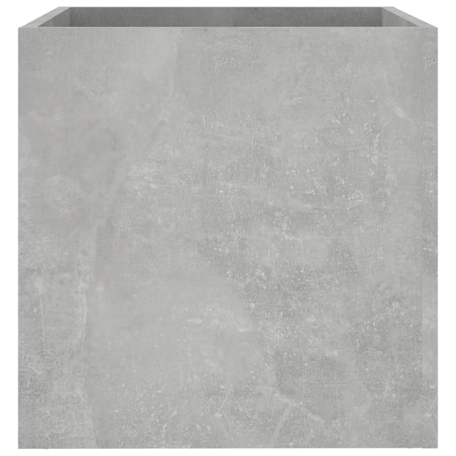 Plantenbak 40X40X40 Cm Bewerkt Hout Betongrijs