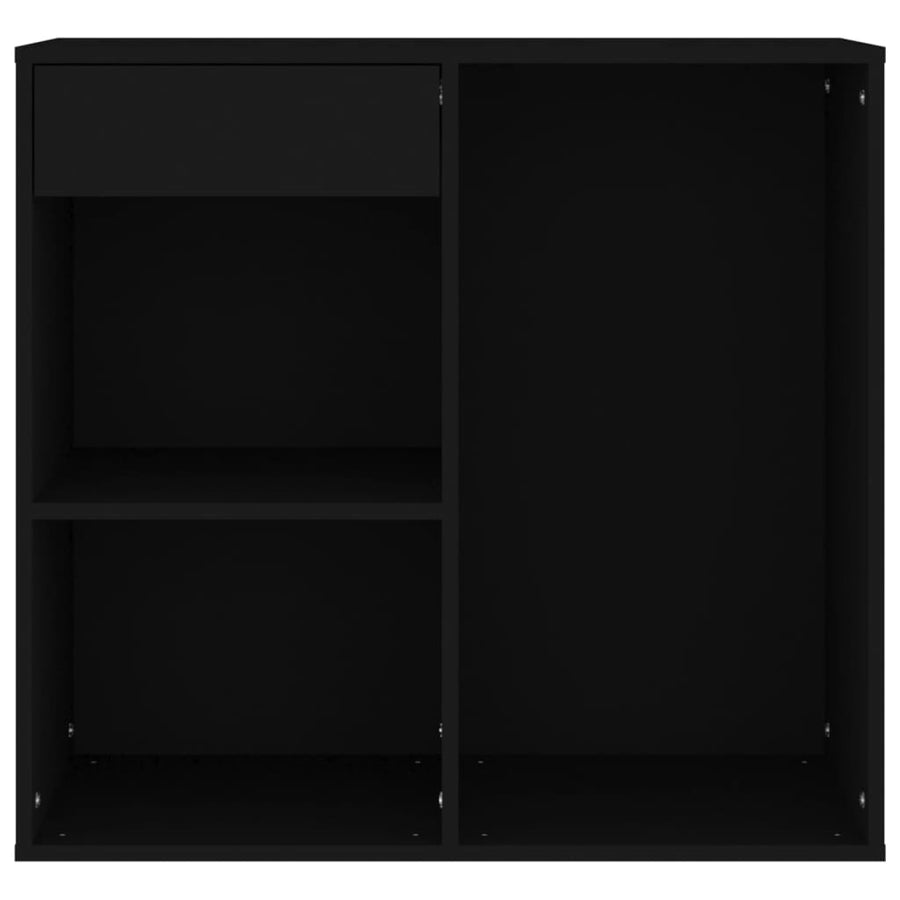 Cosmeticakast 80X40X75 Cm Bewerkt Hout Zwart