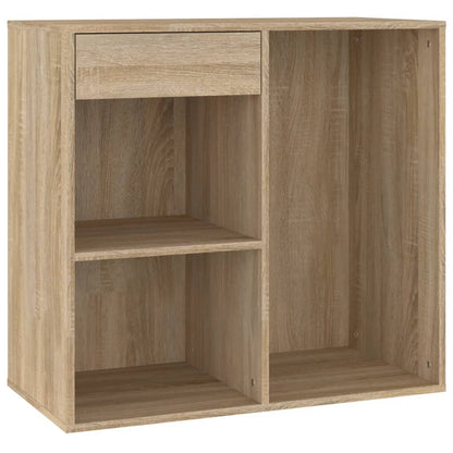 Cosmeticakast 80X40X75 Cm Bewerkt Hout Sonoma Eikenkleurig