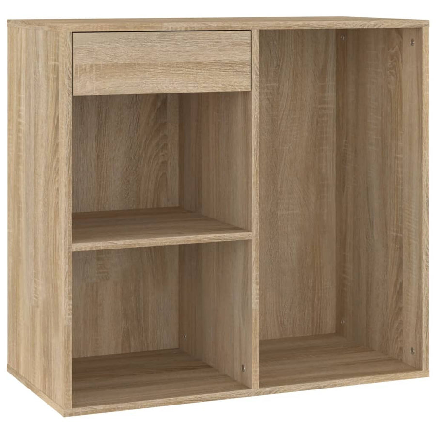 Cosmeticakast 80X40X75 Cm Bewerkt Hout Sonoma Eikenkleurig