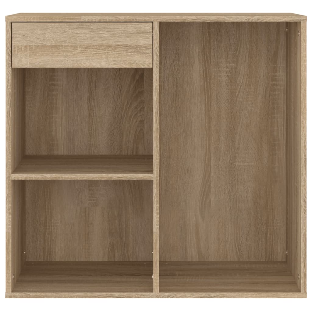 Cosmeticakast 80X40X75 Cm Bewerkt Hout Sonoma Eikenkleurig