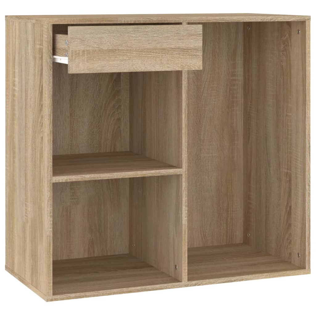 Cosmeticakast 80X40X75 Cm Bewerkt Hout Sonoma Eikenkleurig