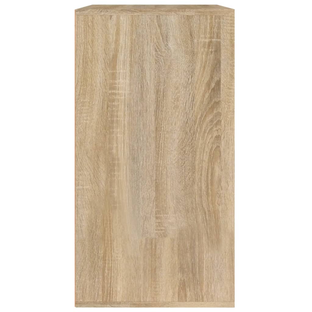 Cosmeticakast 80X40X75 Cm Bewerkt Hout Sonoma Eikenkleurig