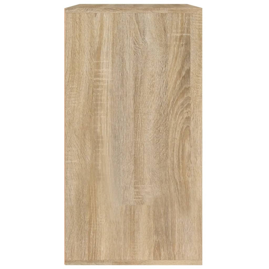Cosmeticakast 80X40X75 Cm Bewerkt Hout Sonoma Eikenkleurig