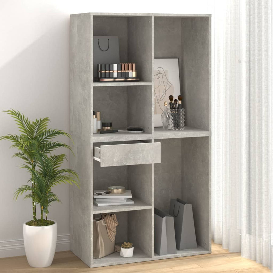 Cosmeticakast 80X40X75 Cm Bewerkt Hout Grijs