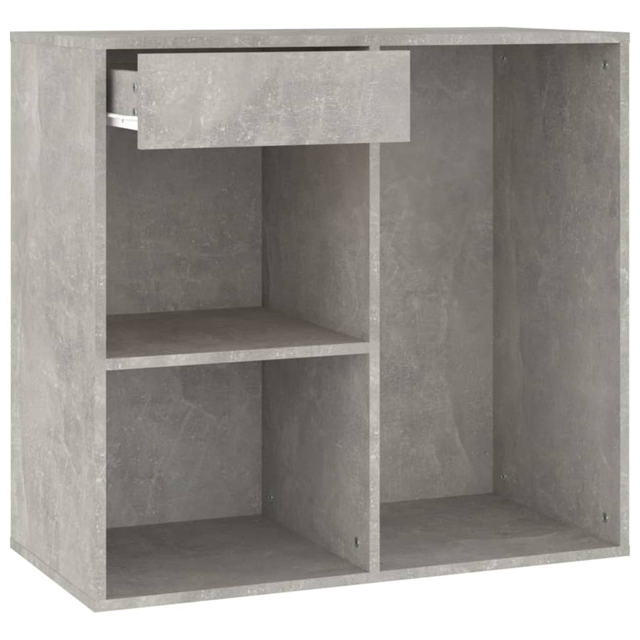 Cosmeticakast 80X40X75 Cm Bewerkt Hout Grijs