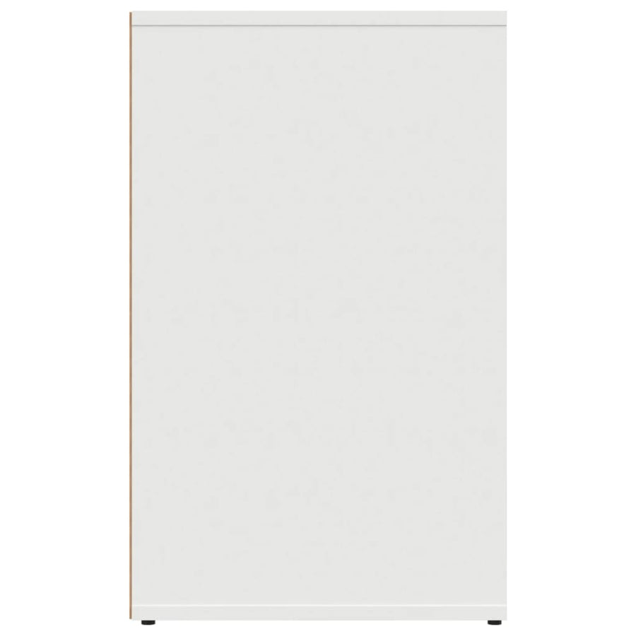 Kledingkast 80X40X65 Cm Bewerkt Hout Wit