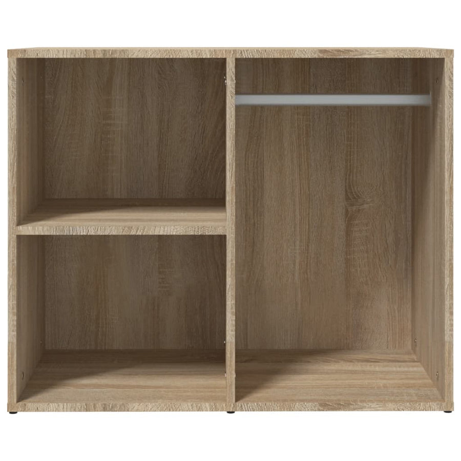 Kledingkast 80X40X65 Cm Bewerkt Hout Sonoma Eikenkleurig