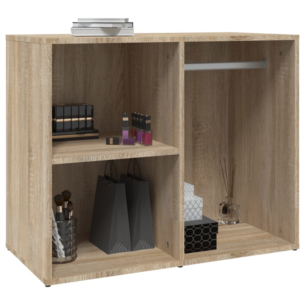 Kledingkast 80X40X65 Cm Bewerkt Hout Sonoma Eikenkleurig