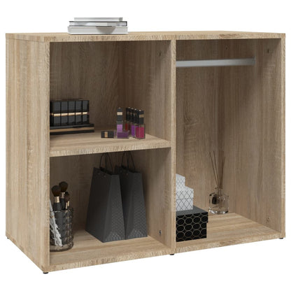 Kledingkast 80X40X65 Cm Bewerkt Hout Sonoma Eikenkleurig