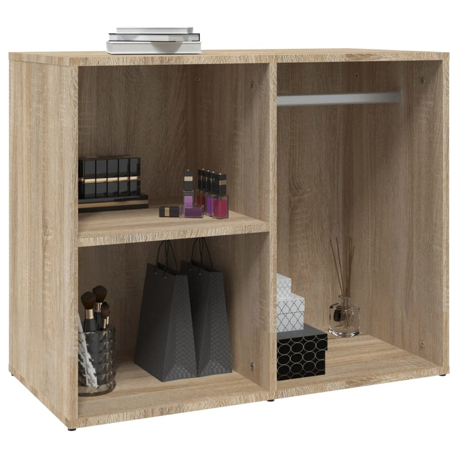 Kledingkast 80X40X65 Cm Bewerkt Hout Sonoma Eikenkleurig