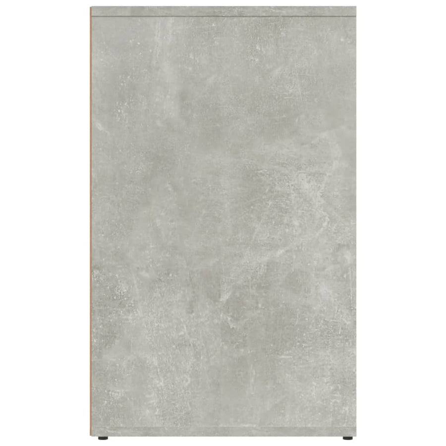 Kledingkast 80X40X65 Cm Bewerkt Hout Betongrijs