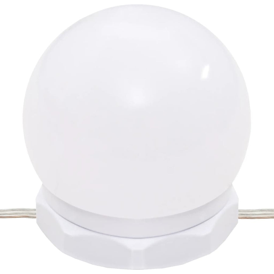 Spiegelkast Met Led-Verlichting 76X5X55 Cm Zwart