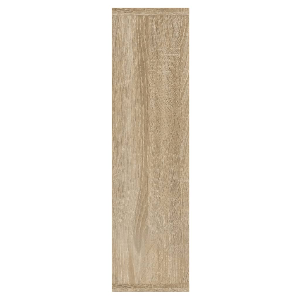 Spiegelkast Met Led-Verlichting 76X5X55 Cm Kleurig Sonoma eiken