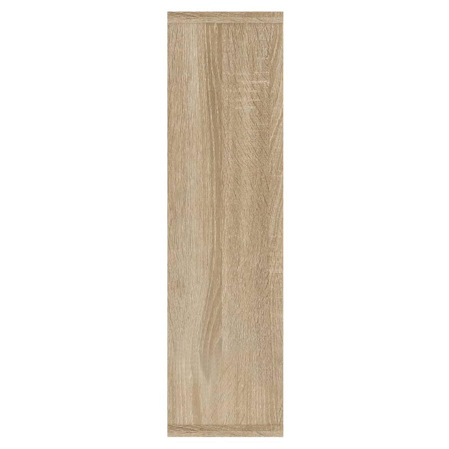 Spiegelkast Met Led-Verlichting 76X5X55 Cm Kleurig Sonoma eiken