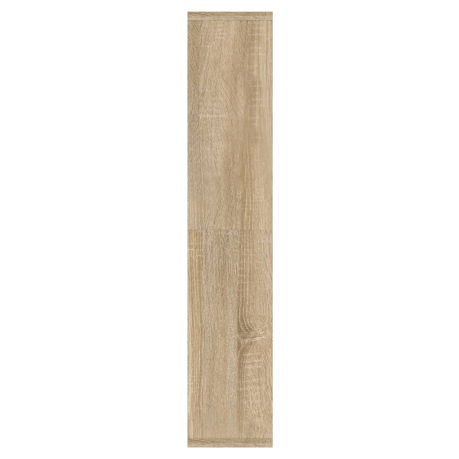 Spiegelkast Met Led-Verlichting 91X15X76,5 Cm Sonoma Eikenkleur