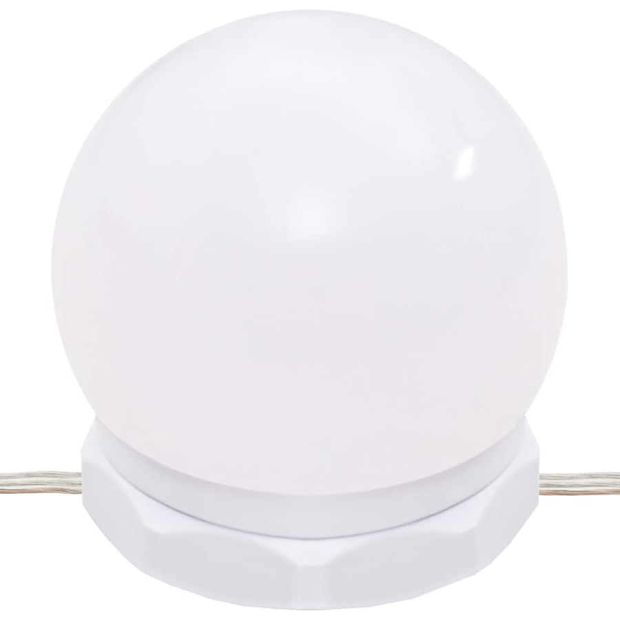Spiegelkast Met Led-Verlichting 60X3,5X62 Cm Wit