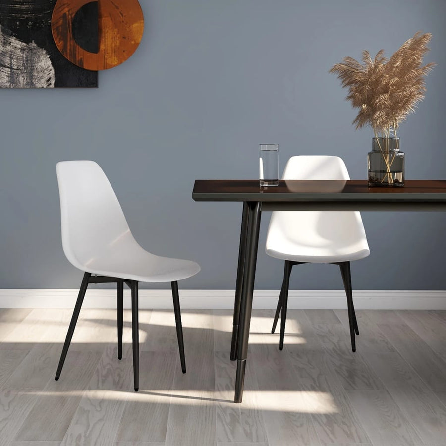 Eetkamerstoelen Pp 2 Wit