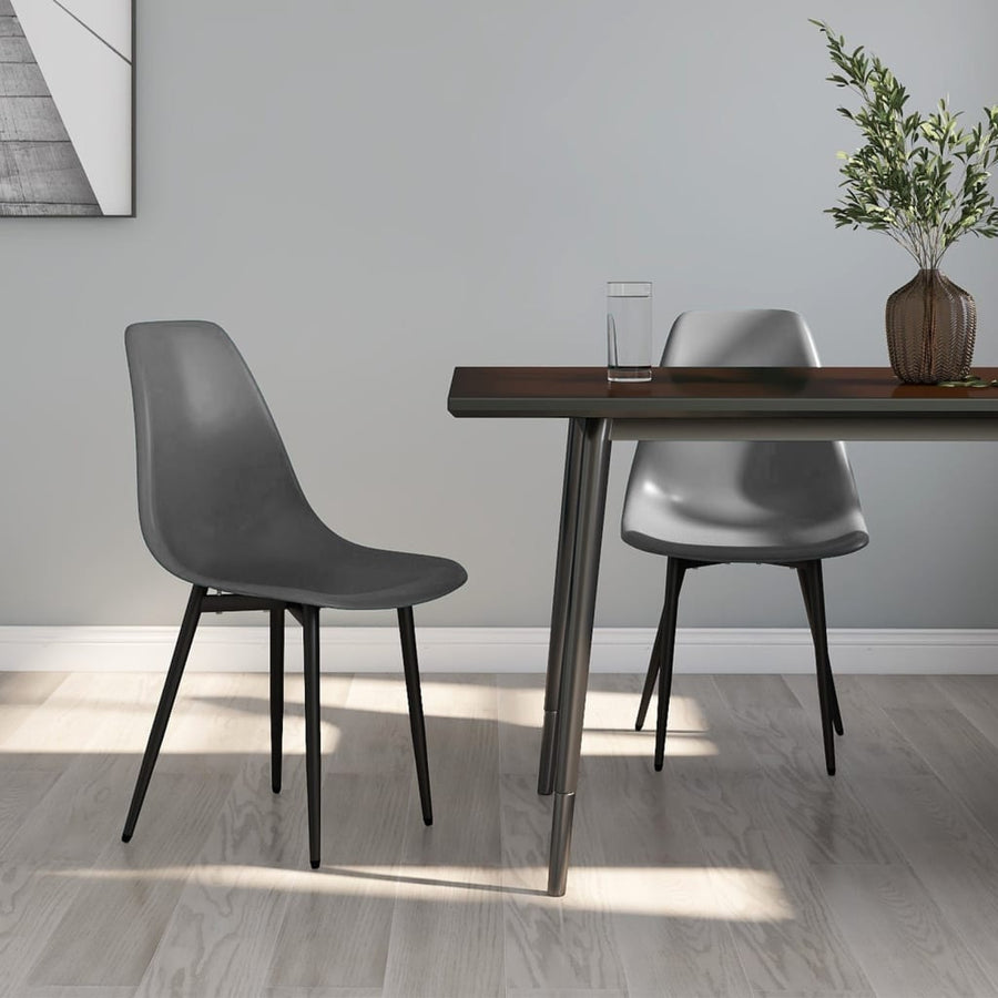 Eetkamerstoelen Pp 2 Grijs