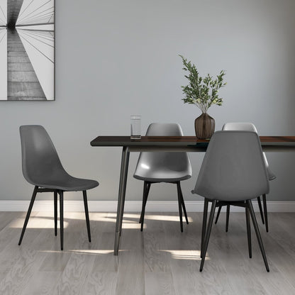 Eetkamerstoelen Pp 4 Grijs