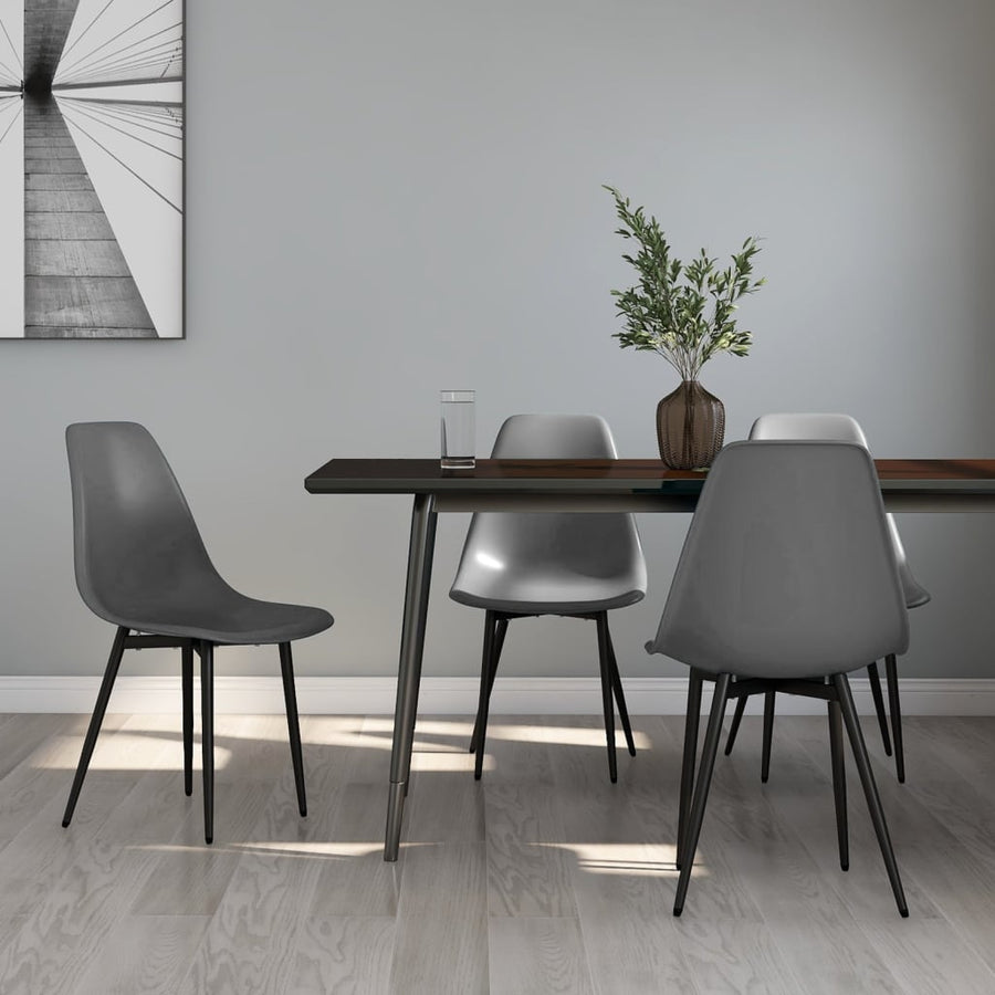 Eetkamerstoelen Pp 4 Grijs