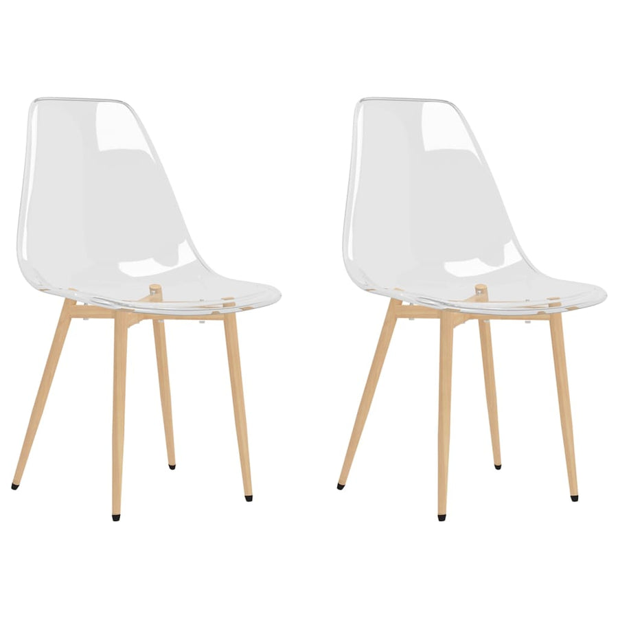 Eetkamerstoelen Pet Transparant 2
