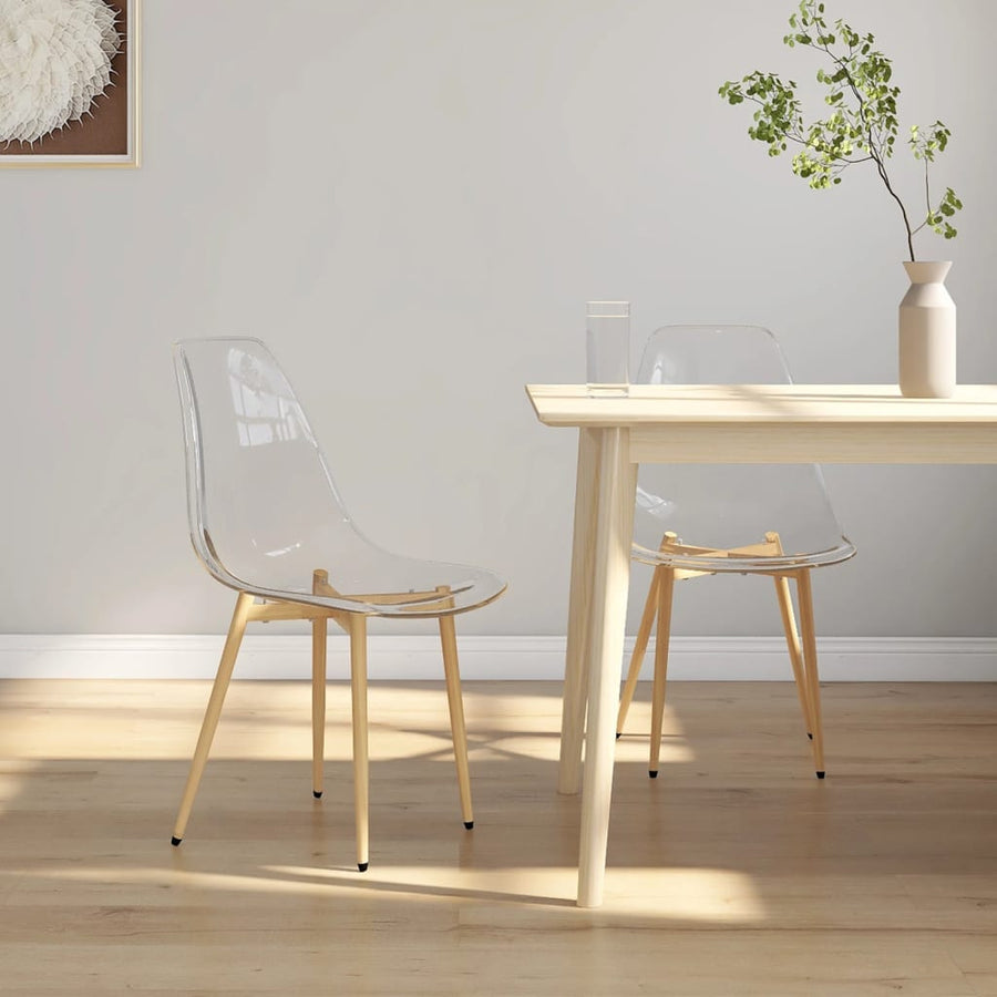 Eetkamerstoelen Pet Transparant 2