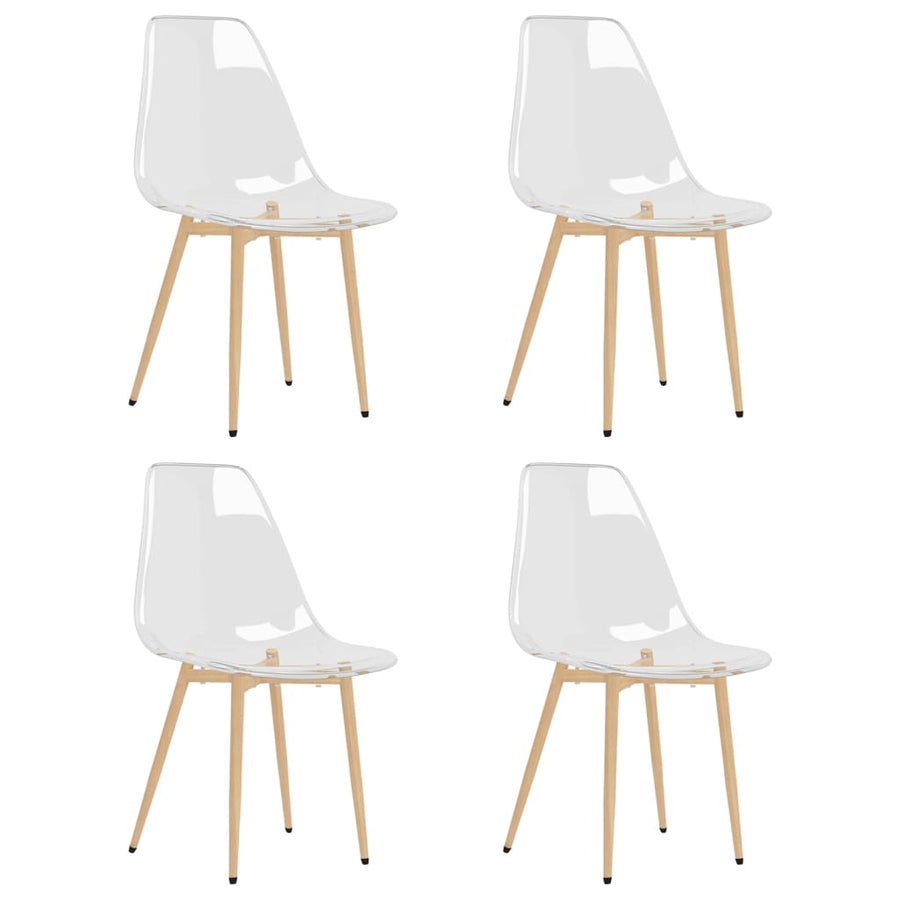 Eetkamerstoelen Pet Transparant 4